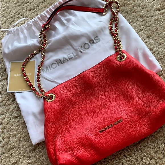 Michael Kors Handbags - Michael Kors Coral Chain Handbag